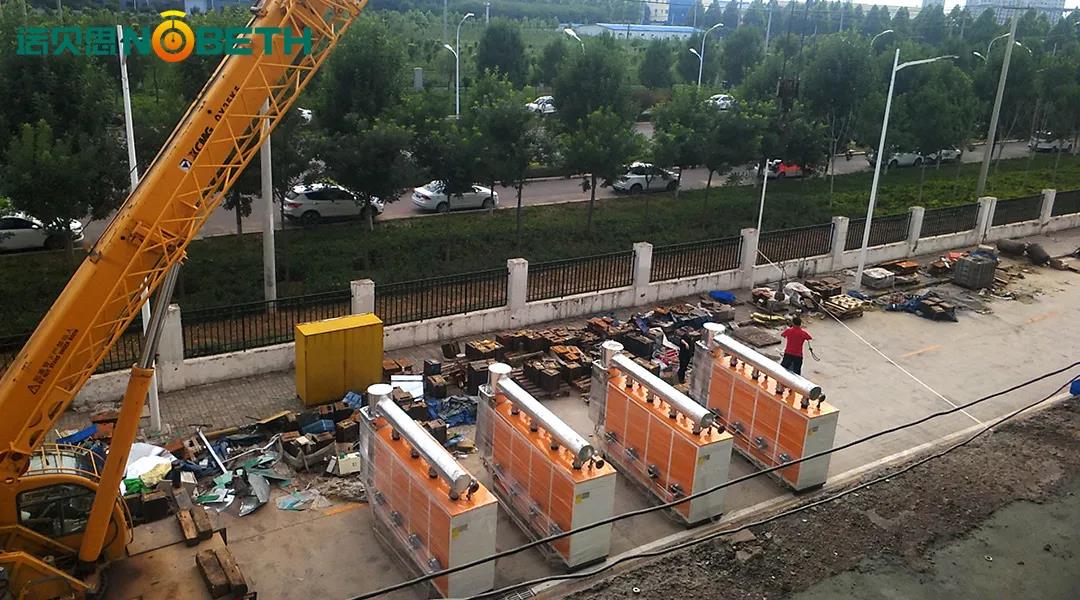 4臺1噸燃?xì)庹羝l(fā)生器應(yīng)用