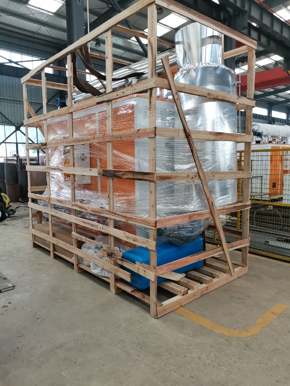 陜西混凝土預(yù)制構(gòu)件養(yǎng)護(hù)全自動蒸汽發(fā)生器打包中